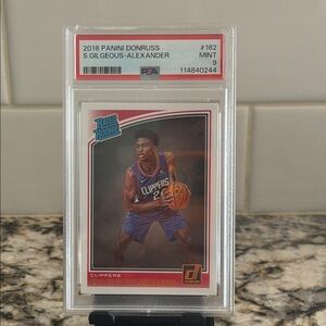 Shai Gilgeous-Alexander 2018 Panini Donruss Rookie Card - #162 - PSA MINT 9